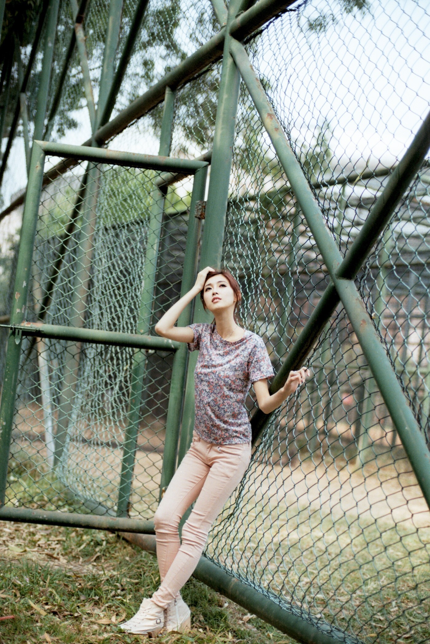 台湾清纯美女 Kila 晶晶 台大校园 底片机篇